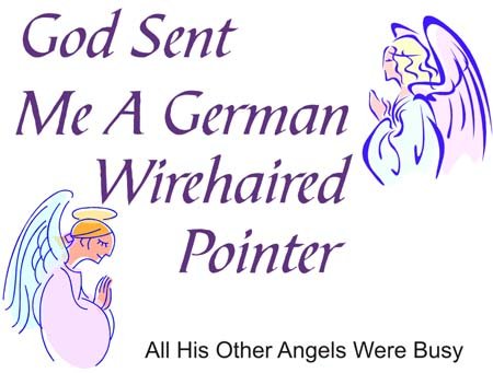God Sent Me A German Wirehaired Pointer T-Shirt - Funny Dog Lover Tee for Men & Women - Perfect Gift for Pet Owners & Hunting Enthusiasts - Wear to Dog Parks, Hunting Trips & Casual Outings