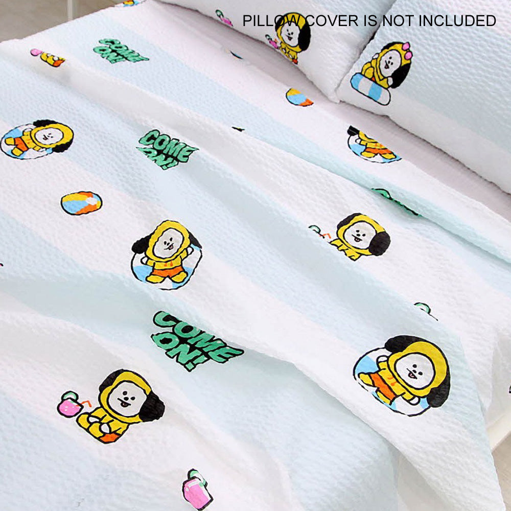 BT21 RIPPLE BLANKET - Passionate Chimmy Design Soft Plush Throw Blanket for BTS Fans | Perfect for Bedroom, Couch & Anime Lovers Gift