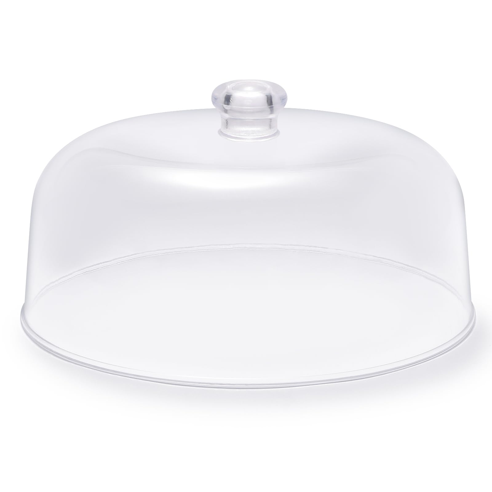 11-Inch Clear Acrylic Cake Dome with Handle - Transparent Cake Cover for Display & Protection - Perfect for Bakeries, Dessert Tables, Wedding Cakes, and Home Kitchen Storage