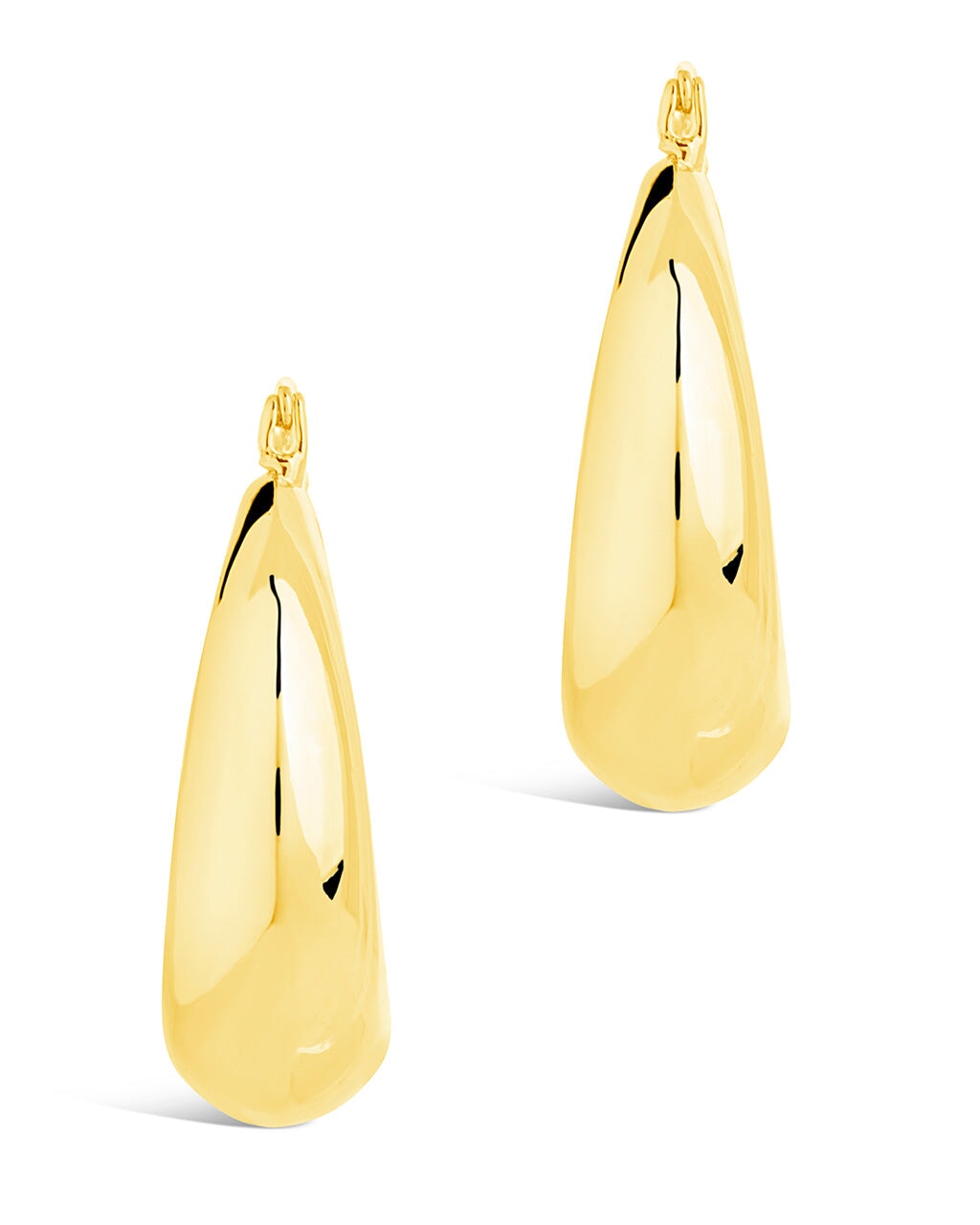 Rae Tube Hoop Earrings for Women - 14K Gold Plated Stainless Steel Chunky Hollow Hoops - Perfect for Everyday Wear, Parties & Gifts