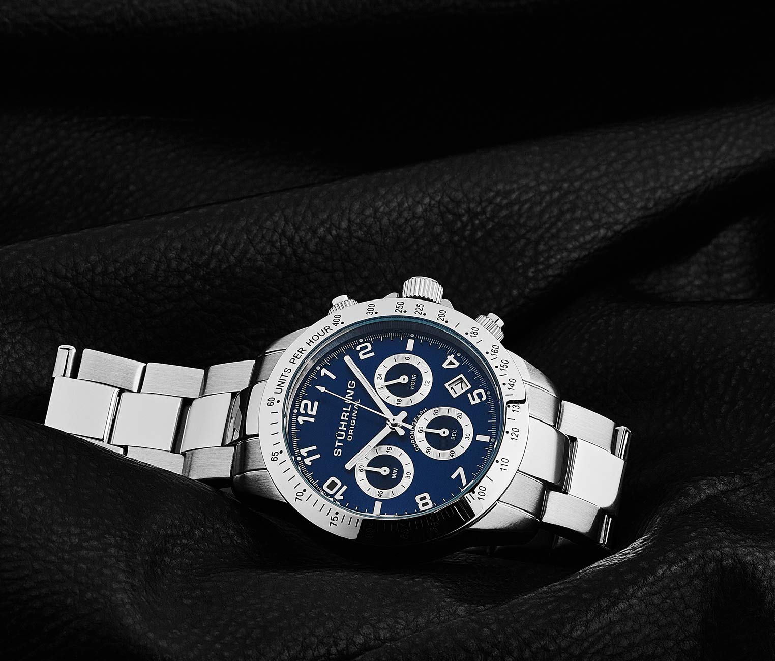Concorso 665B 40mm Quartz Chronograph Watch for Men - Stylish Dress & Casual Timepiece for Business, Parties & Everyday Wear