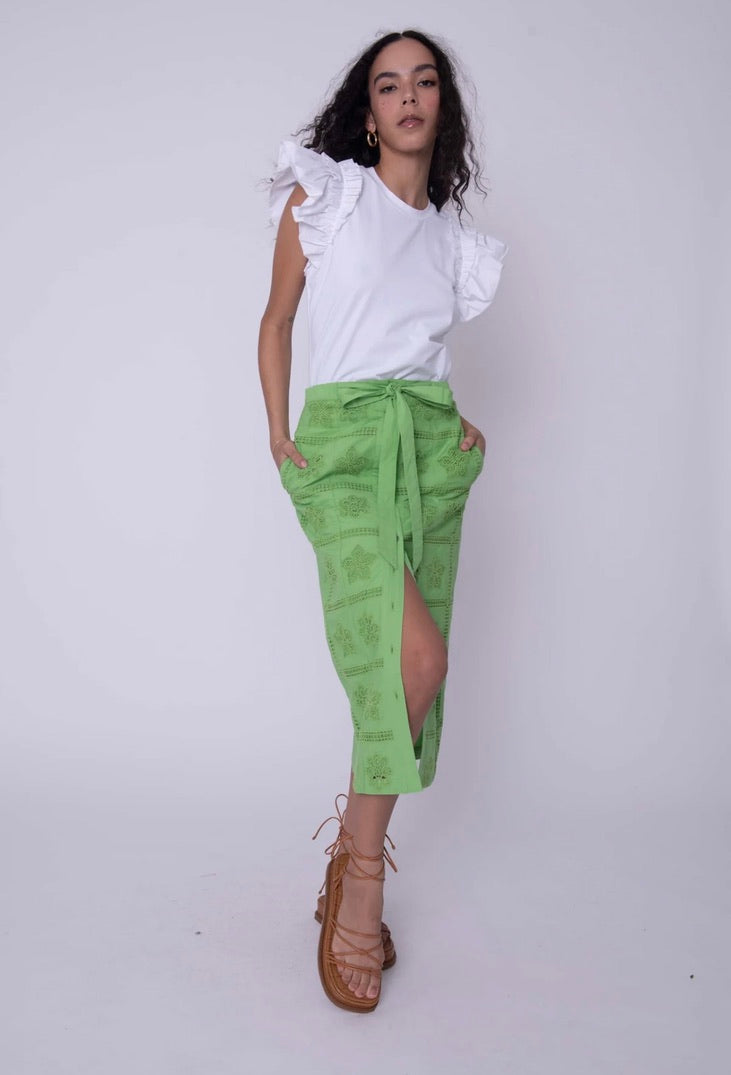 Lili Tee Women's White T-Shirt - Soft Cotton Casual Top for Everyday Wear, Work & Outings