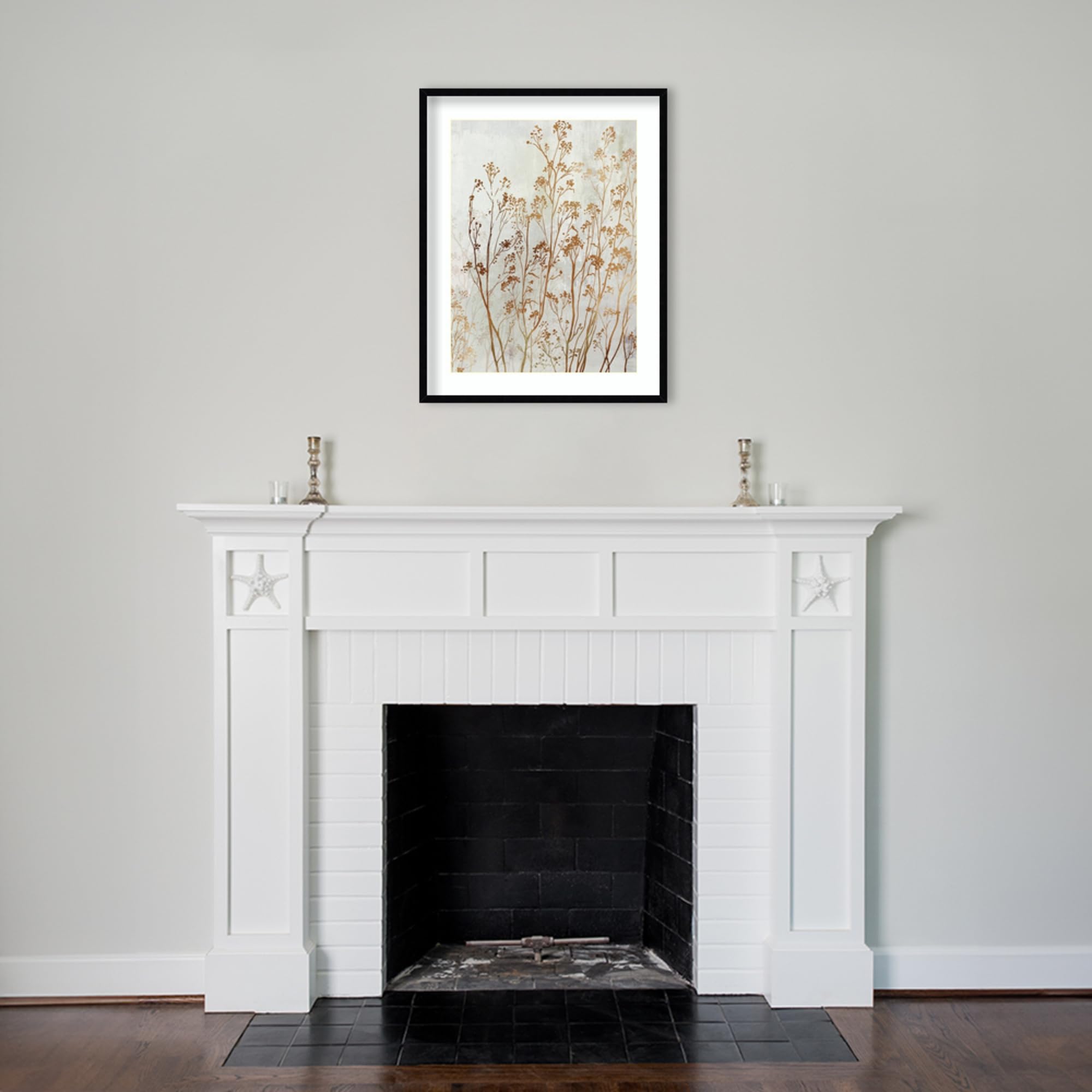 Amanti Art Framed Wall Art Print 33x26 - Botanical Bliss II by Asia Jensen | Abstract Modern Contemporary Decor | Large Canvas Painting for Living Room, Bedroom, Office | Home & Office Wall Decor | Perfect for Housewarming Gifts & Interior Design