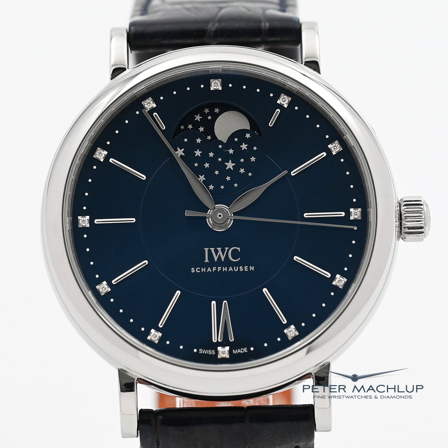 IWC Portofino Automatic Moonphase Watch - Luxury Men's Timepiece with Date Display - Perfect for Formal Events & Business Meetings
