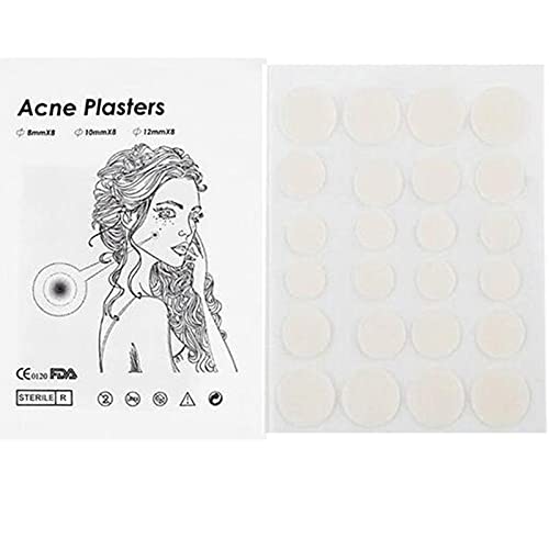 Gold Look Acne Pimple Patches - Invisible Hydrocolloid Facial Stickers for Pimple & Acne Treatment (36 Count) | Perfect for Overnight Spot Treatment & Daytime Concealing