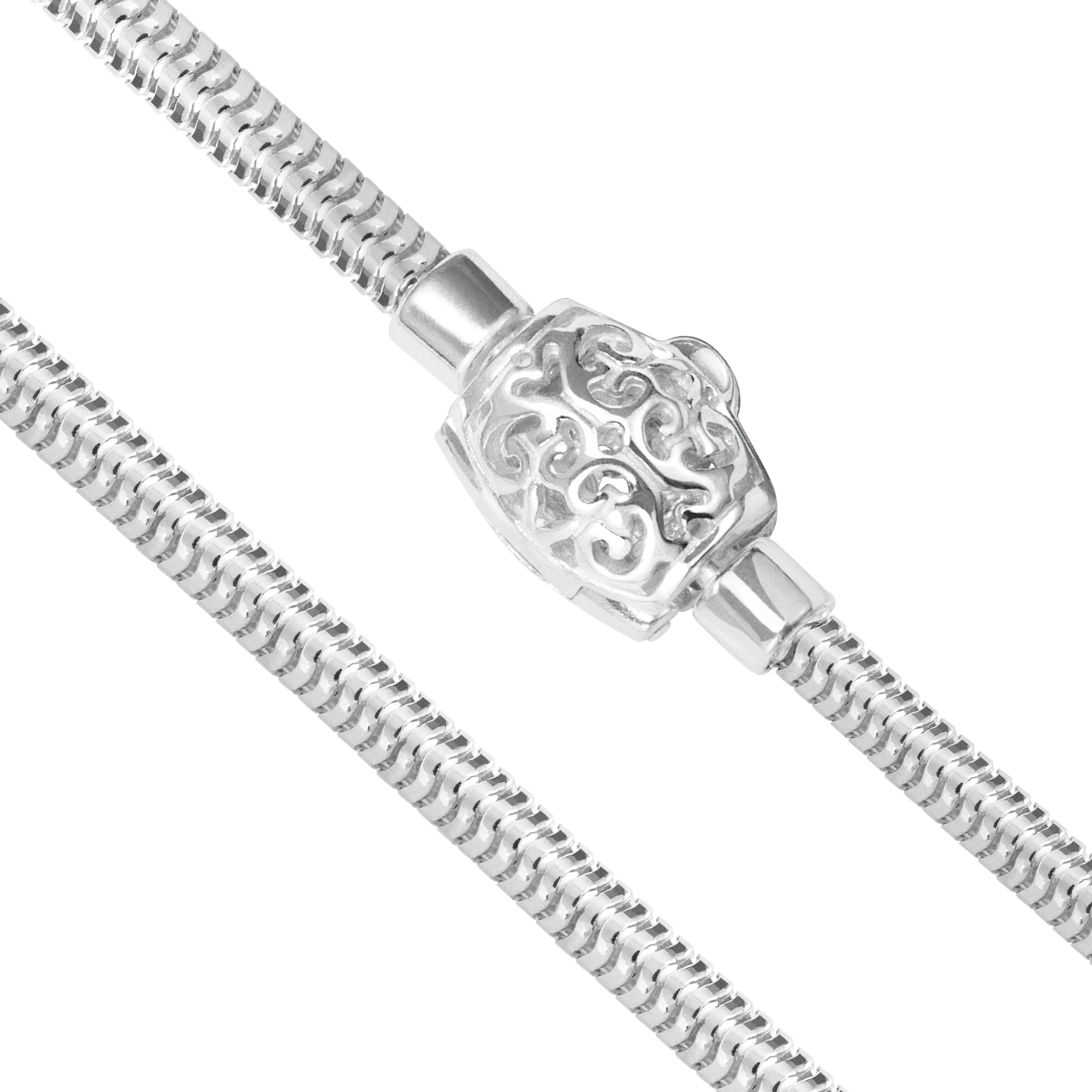Honolulu Jewelry Company Sterling Silver Charm Chain Necklace or Bracelet - Dainty Adjustable Jewelry for Women, Perfect for Layering & Everyday Wear