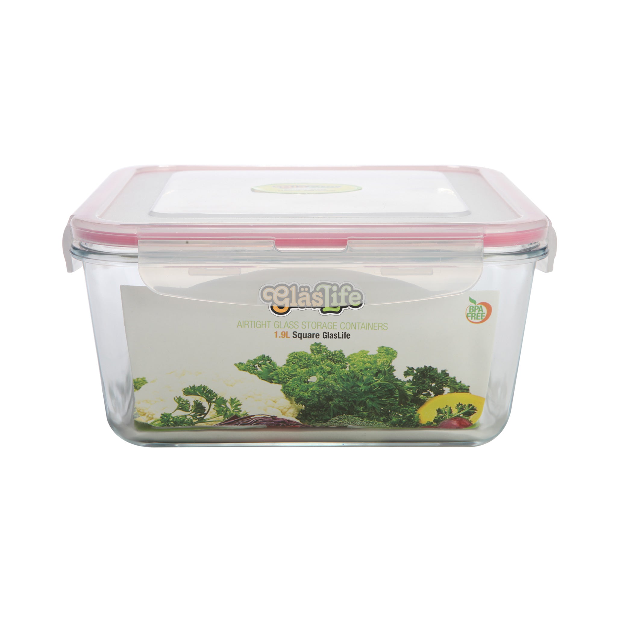 GlasLife® Airtight Square Glass Food Storage Containers with Lids - Perfect for Meal Prep, Pantry Organization & Leftovers Storage