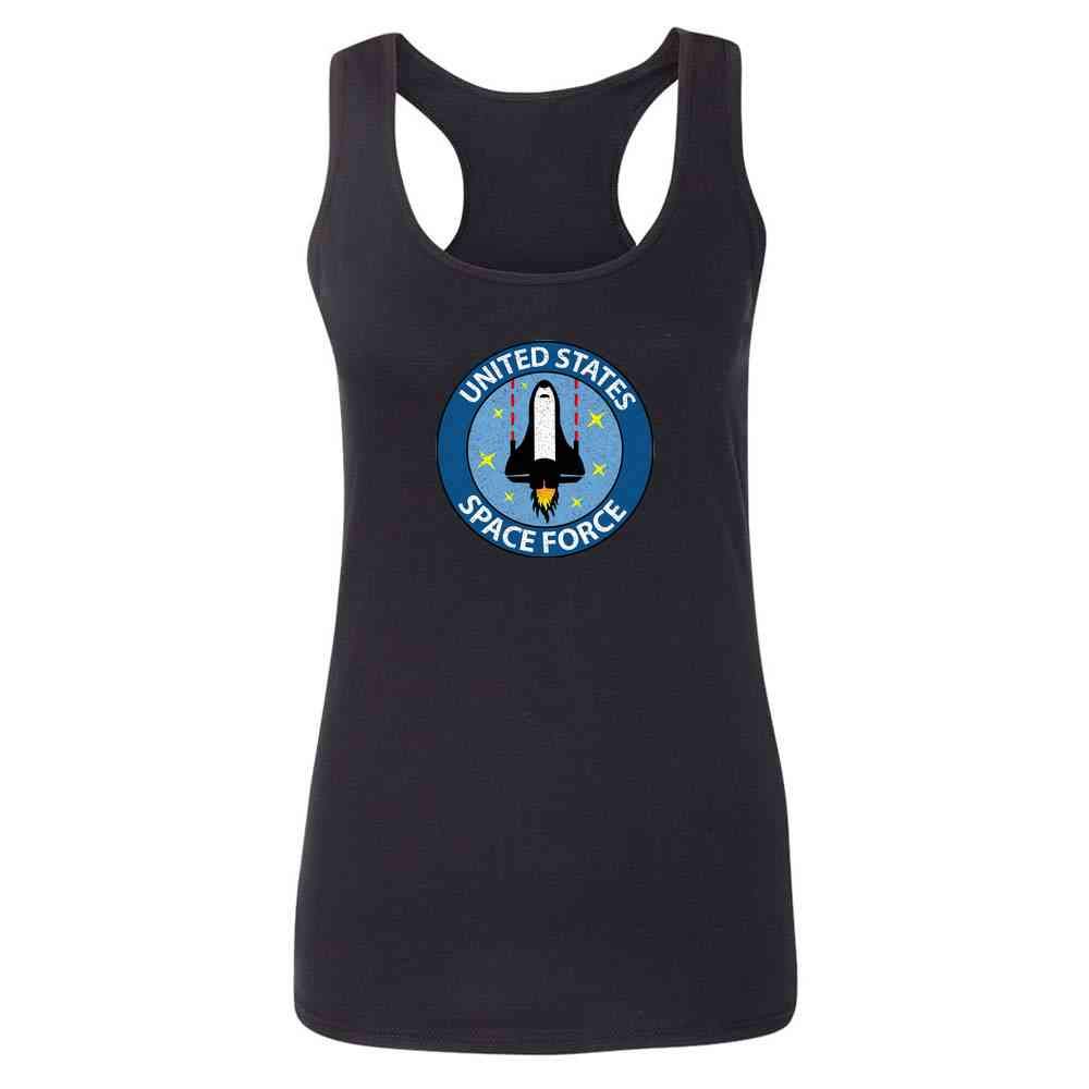 Funny United States Space Force Cadet T-Shirt for Women - Pop Threads | Casual Wear & Gift Idea for Space Enthusiasts