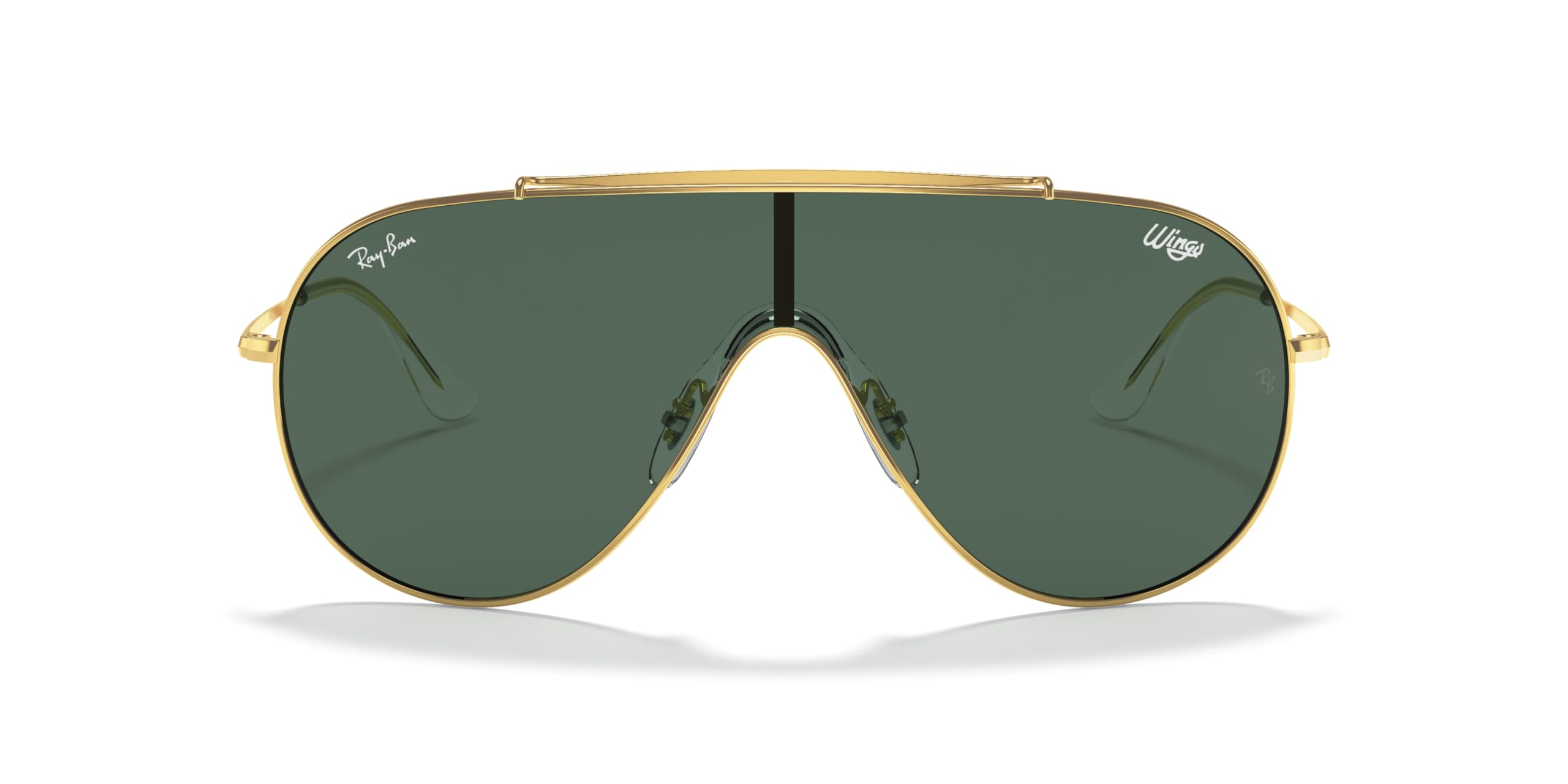 Ray-Ban RB3597 Wings Shield Polarized Sunglasses for Men & Women - UV Protection, Stylish Aviator Design for Driving, Outdoor Sports & Travel