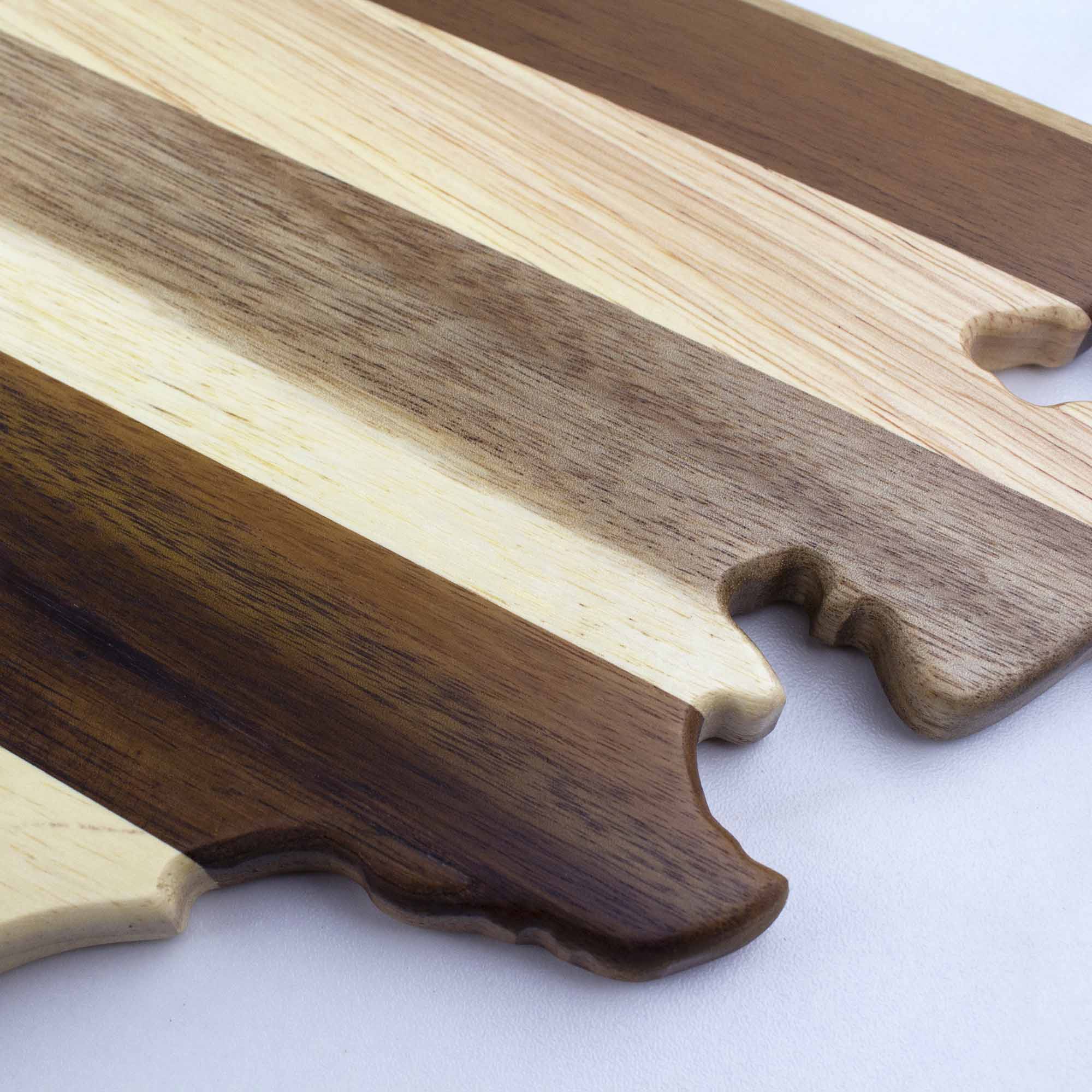 Rock & Branch® Shiplap Series North Carolina Wood Cutting Board - Handcrafted, Durable & Stylish for Kitchen, Charcuterie & Serving - Perfect for Home Chefs & Entertaining