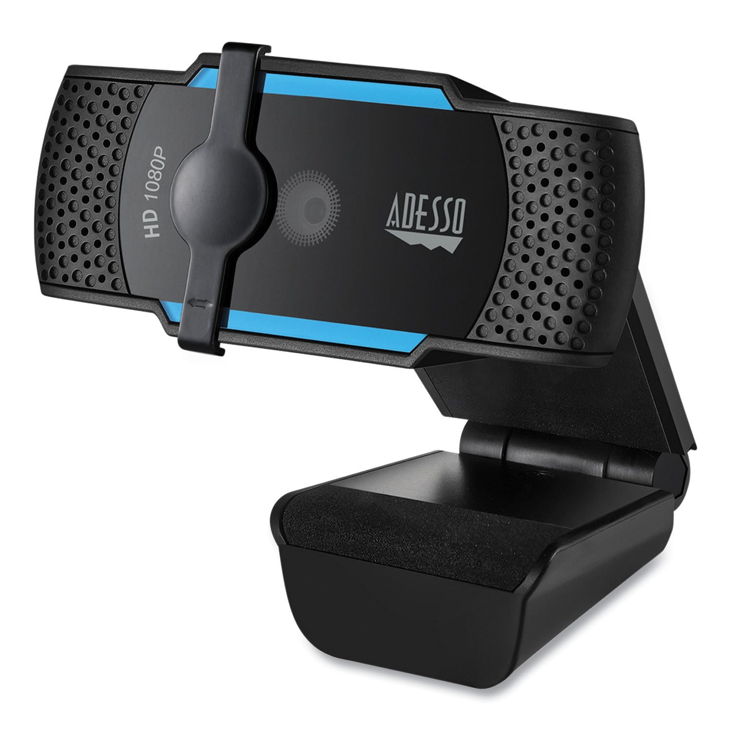 Adesso Cybertrack H5 1080p HD USB Webcam with Built-in Microphone & Autofocus - 2.1MP Full HD Web Camera for Video Conferencing, Online Classes, Streaming & Gaming (Black)