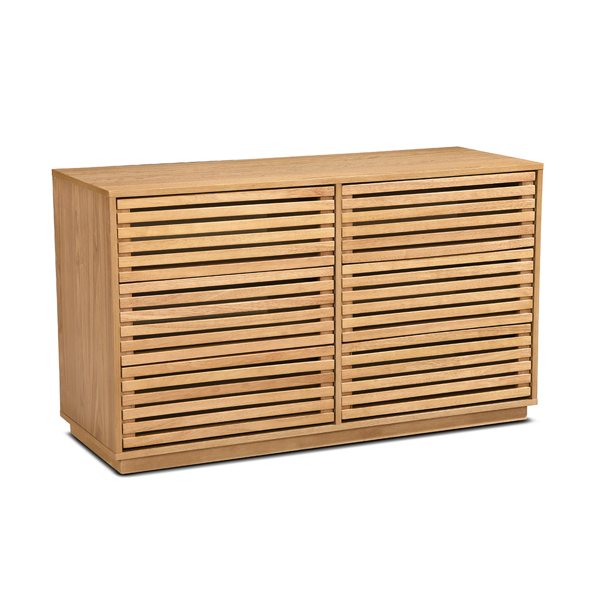 Kami 6-Drawer Chest Dresser - Modern Wooden Storage Organizer for Bedroom, Living Room & Office - Perfect for Clothes, Toys & Home Organization