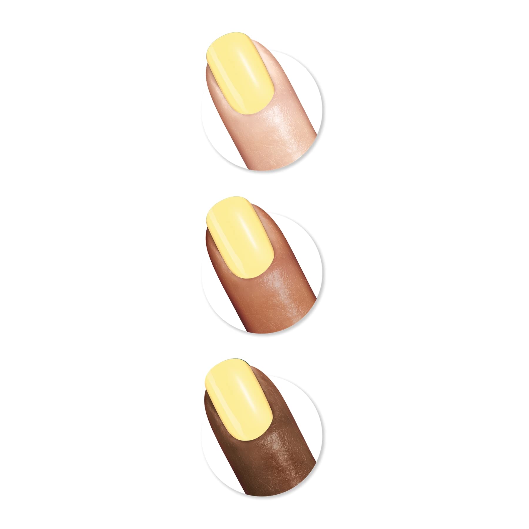 Sally Hansen Miracle Gel™ Nail Polish - No UV Lamp Needed, Long Lasting Gel-Like Formula, Sunbrella Yellow for Travel & Everyday Wear - Perfect for Vacations, Work & Special Occasions