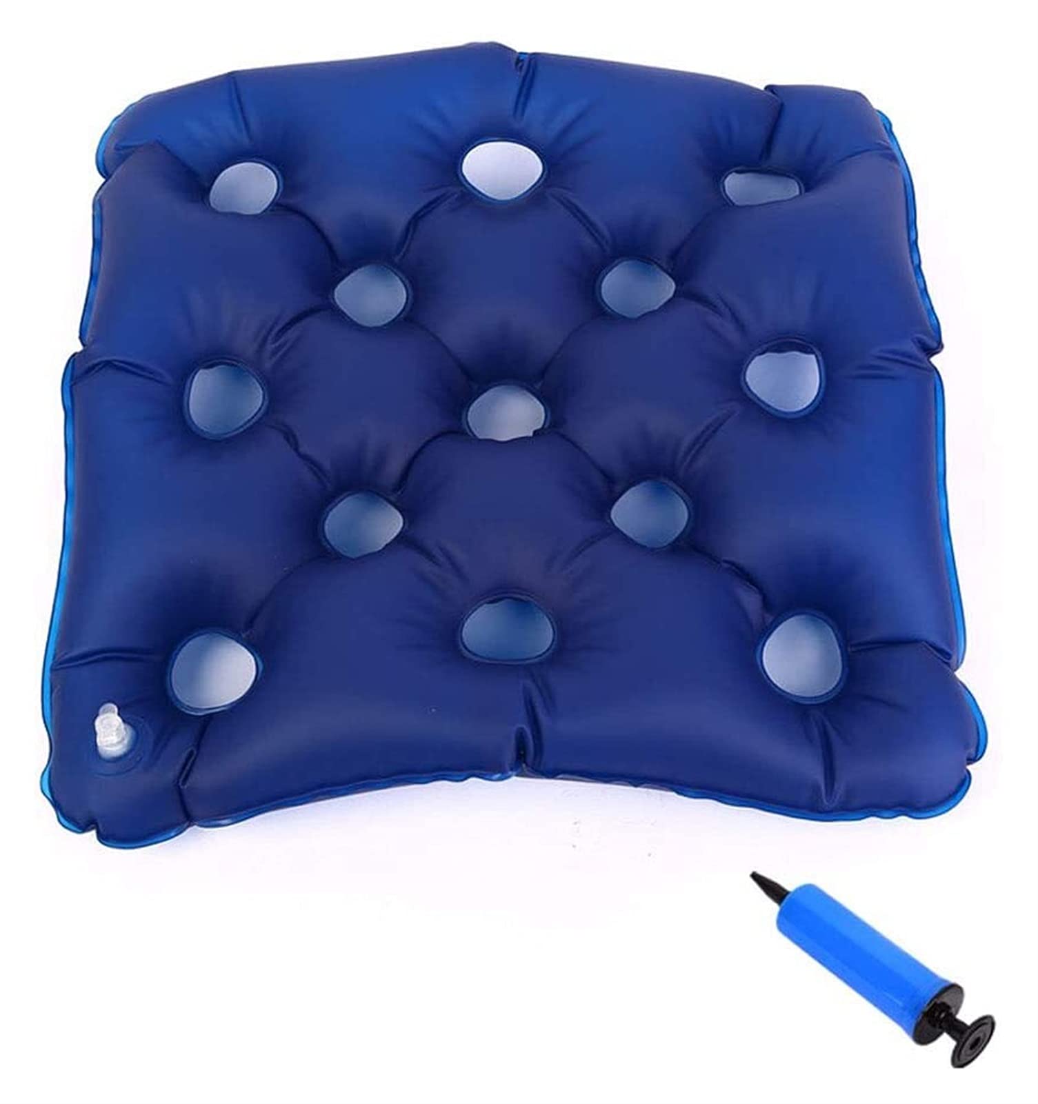 **Inflatable Seat Cushion for Office & Car - Relieves Back Pain, Sciatica, Tailbone Discomfort & Bed Sores - Portable Comfort for Work, Travel & Home Use**