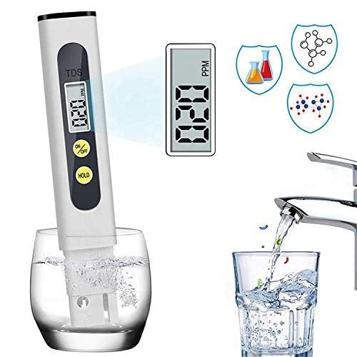 Digital LCD TDS Meter Water Quality Tester Pen - Accurate ppm/EC/Temperature Measurement for Drinking Water, Aquariums, Hydroponics & Pool Testing