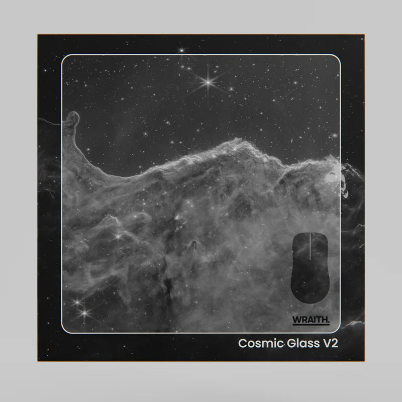 Wraith Cosmic V2 Glass Gaming Mouse Pad - Evil Edition | Ultra-Smooth Surface for Precision Control | Perfect for FPS, MOBA & Esports Gaming