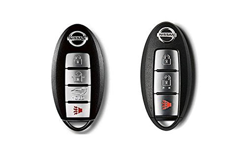 Premium Glossy Black Smart Key Fob Replacement Shell for Nissan Armada, Rogue, GT-R, Murano - Exact Fit, Durable Protection (Perfect for Daily Use & Key Replacement)