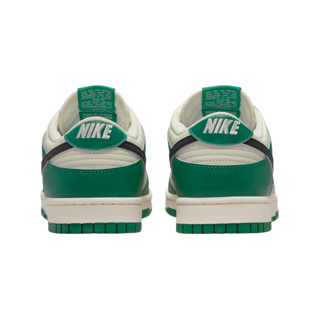 Nike Dunk Low Retro SE Sneakers - Pale Ivory & Black Malachite Colorway | Men's Basketball Shoes for Casual Wear & Street Style
