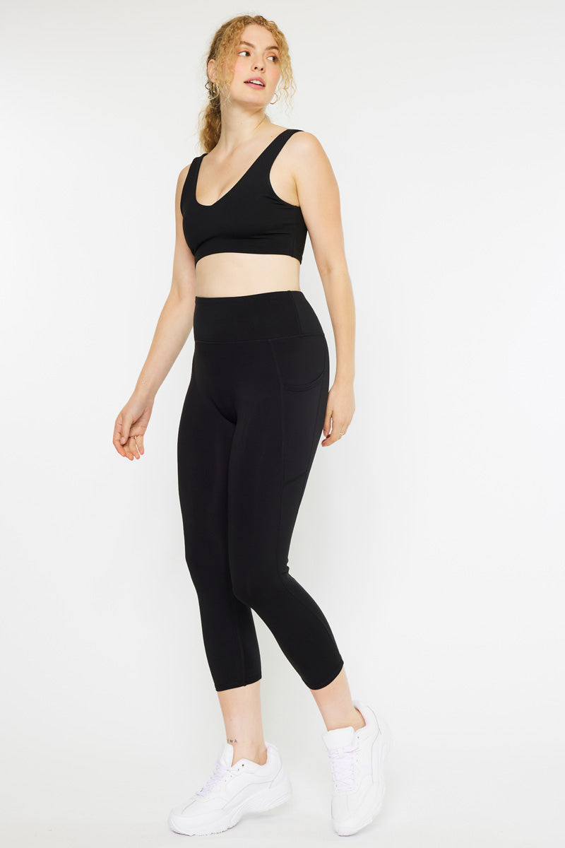 Best Demi High Rise Active Leggings for Women - Yoga, Running & Workout - Comfortable & Breathable Workout Pants for Gym & Everyday Wear