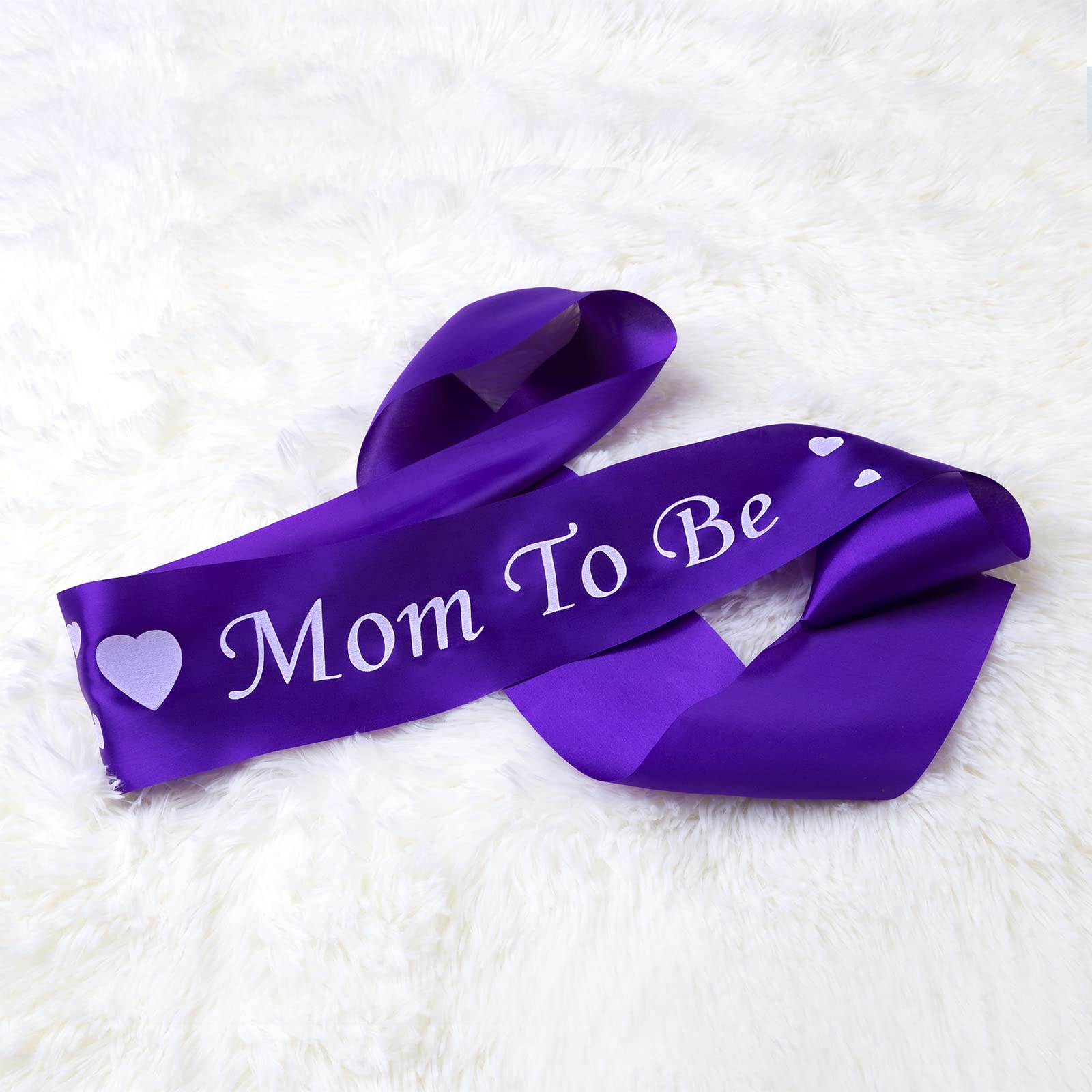 Mom to Be Sash & Daddy to Be Corsage Pin - Baby Shower Decorations, Maternity Dress Flower Belt & Pregnancy Photo Props - Gender Reveal Party Supplies & Gifts for Expecting Parents - Perfect for Baby Showers, Maternity Photoshoots and Gender Reveal Parties
