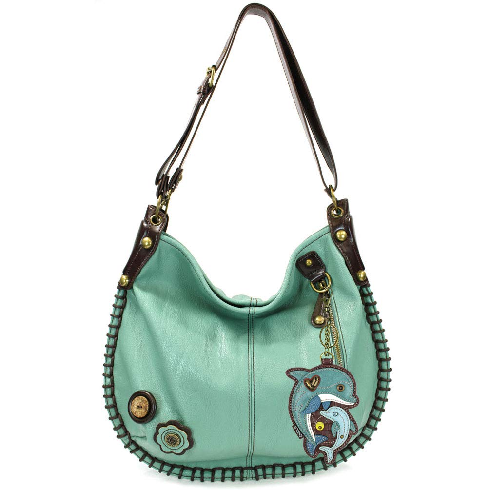 Stylish Chala Handbags for Women - Soft Large Shoulder & Crossbody Purse with Keychain - Teal Green Casual Handbag | Perfect for Work, Travel & Everyday Use
