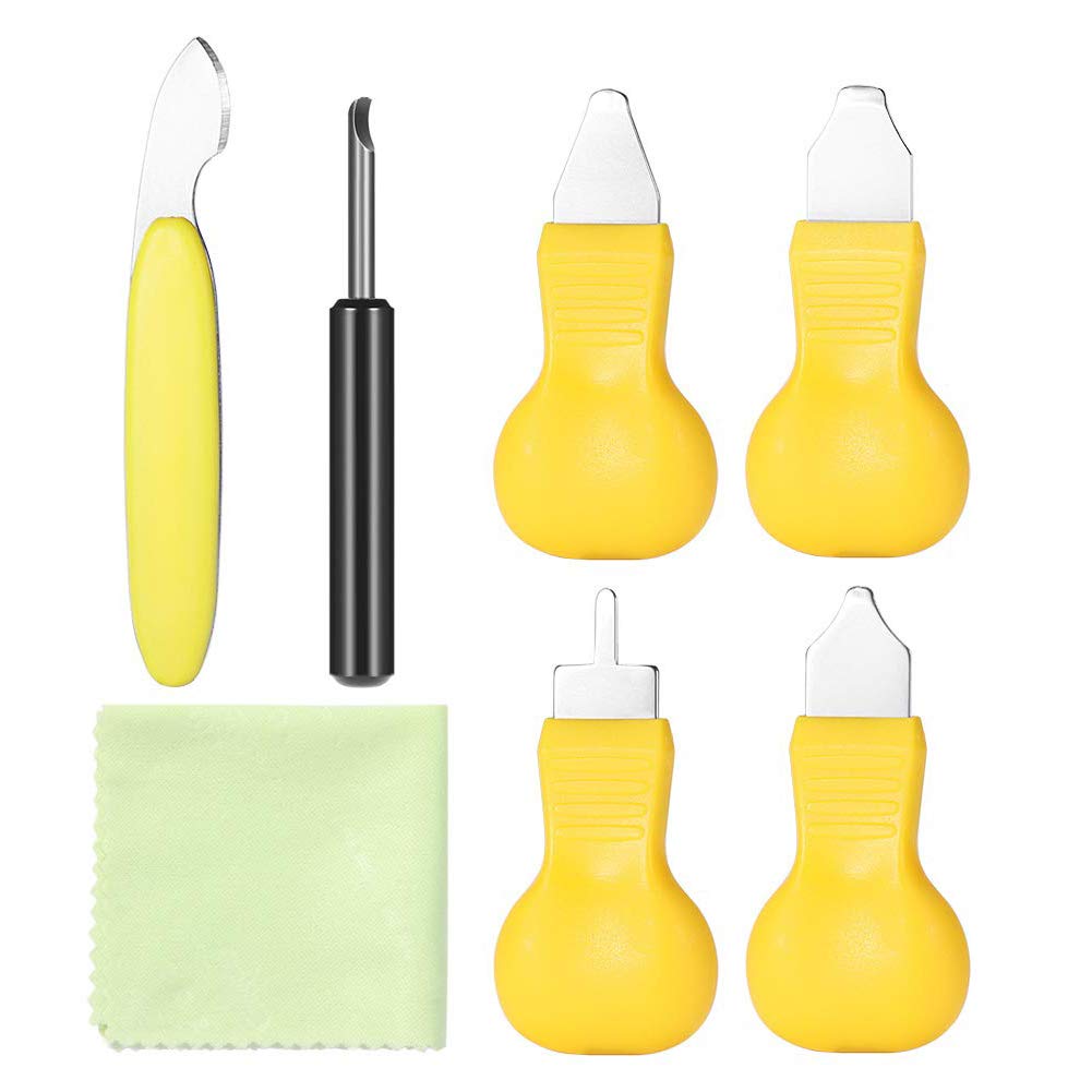 Eyourlife 6-Piece Watch Repair Kit with Watch Press Tool, Battery Replacement Tools & Fitting Dies - Professional Watch Back Remover & Closer for Watch Battery Changing & Maintenance (Ideal for Watchmakers, Jewelers & DIY Watch Repair at Home)