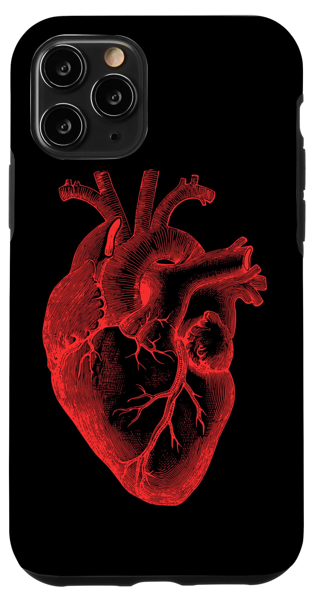 iPhone 11 Pro Case with Anatomical Heart Design - Valentine's Day Gift for Her/Him - Perfect for Couples, Artists & Love-Themed Occasions