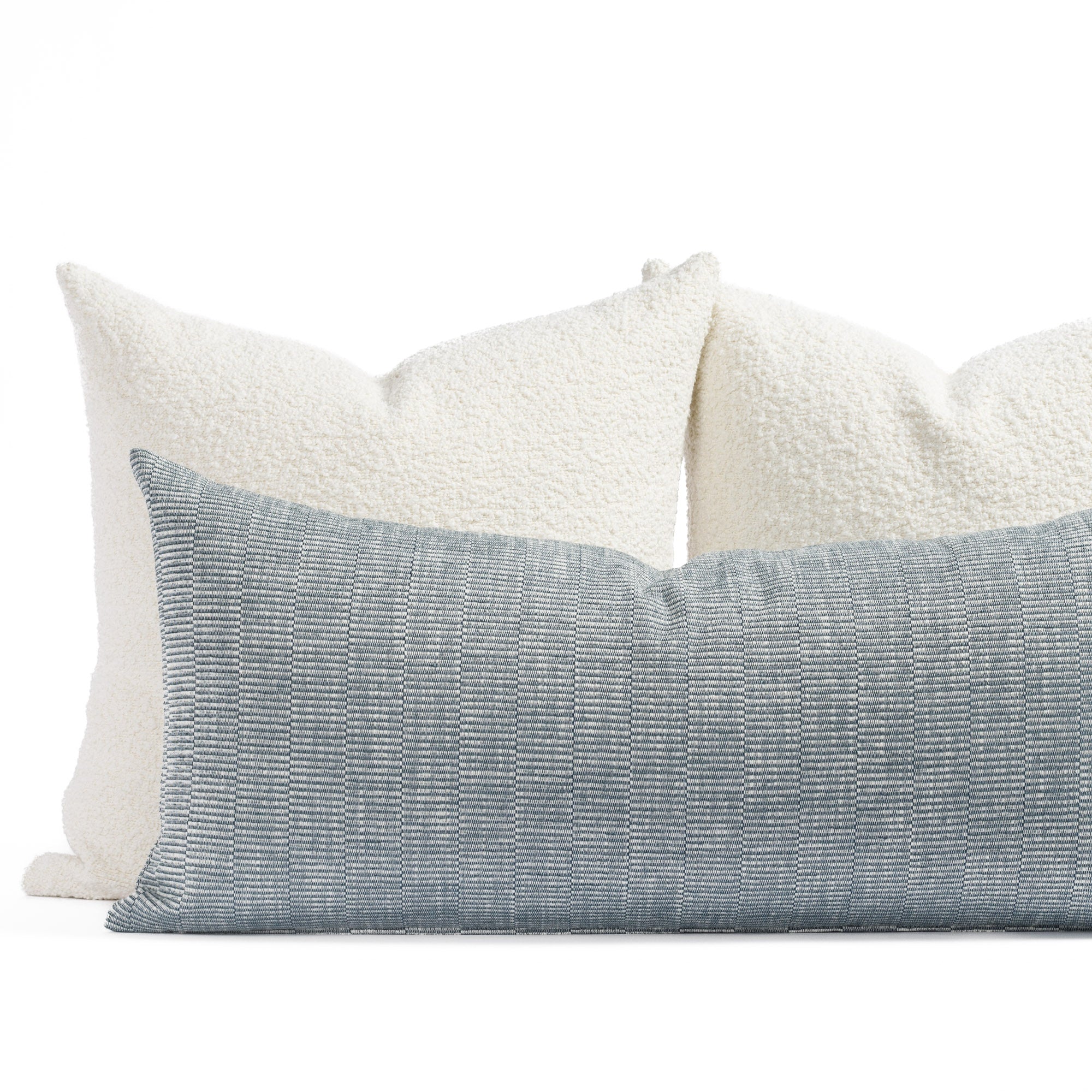 Lane 15x32 XL Lumbar Support Pillow - Premium Chambray Fabric for Back Pain Relief - Perfect for Office Chairs, Car Seats and Sofa Comfort