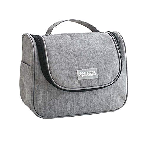 Waterproof Travel Cosmetic Bag Organizer - Gray Series Makeup Pouch for Toiletries & Beauty Essentials (1 Piece, B07) | Perfect for Air Travel, Gym, Beach Trips & Daily Organization