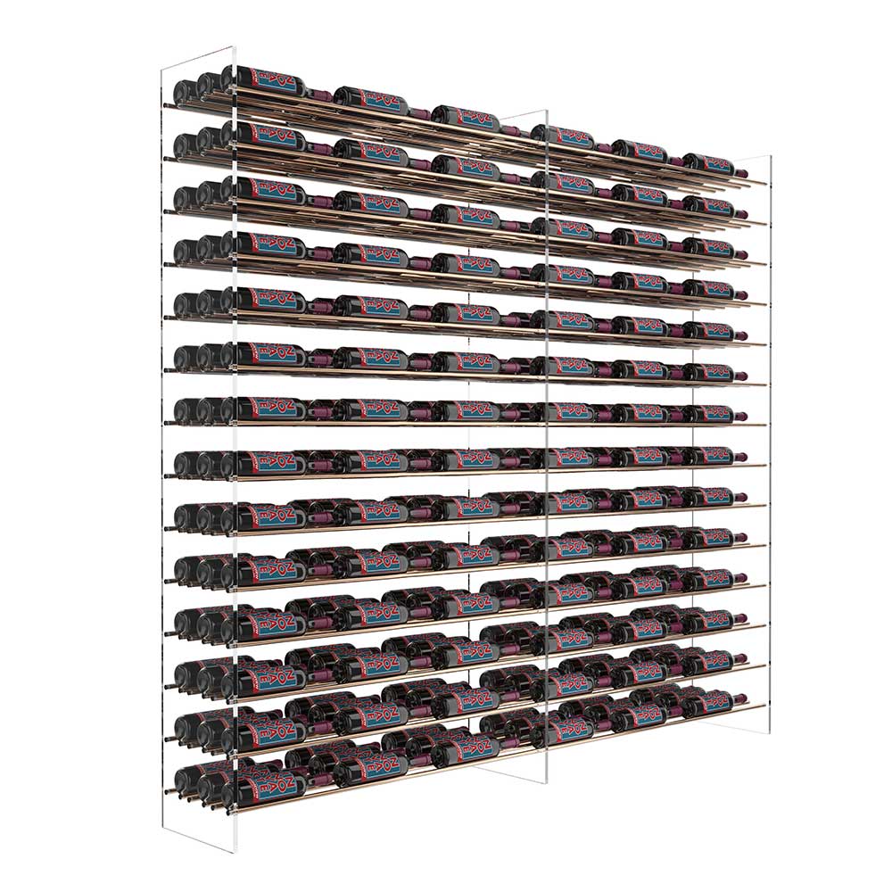 72 Inch Evolution Wine Tower - Sturdy Metal & Acrylic Wine Rack for 30+ Bottles - Perfect for Home Bar, Dining Room, and Wine Cellar Organization