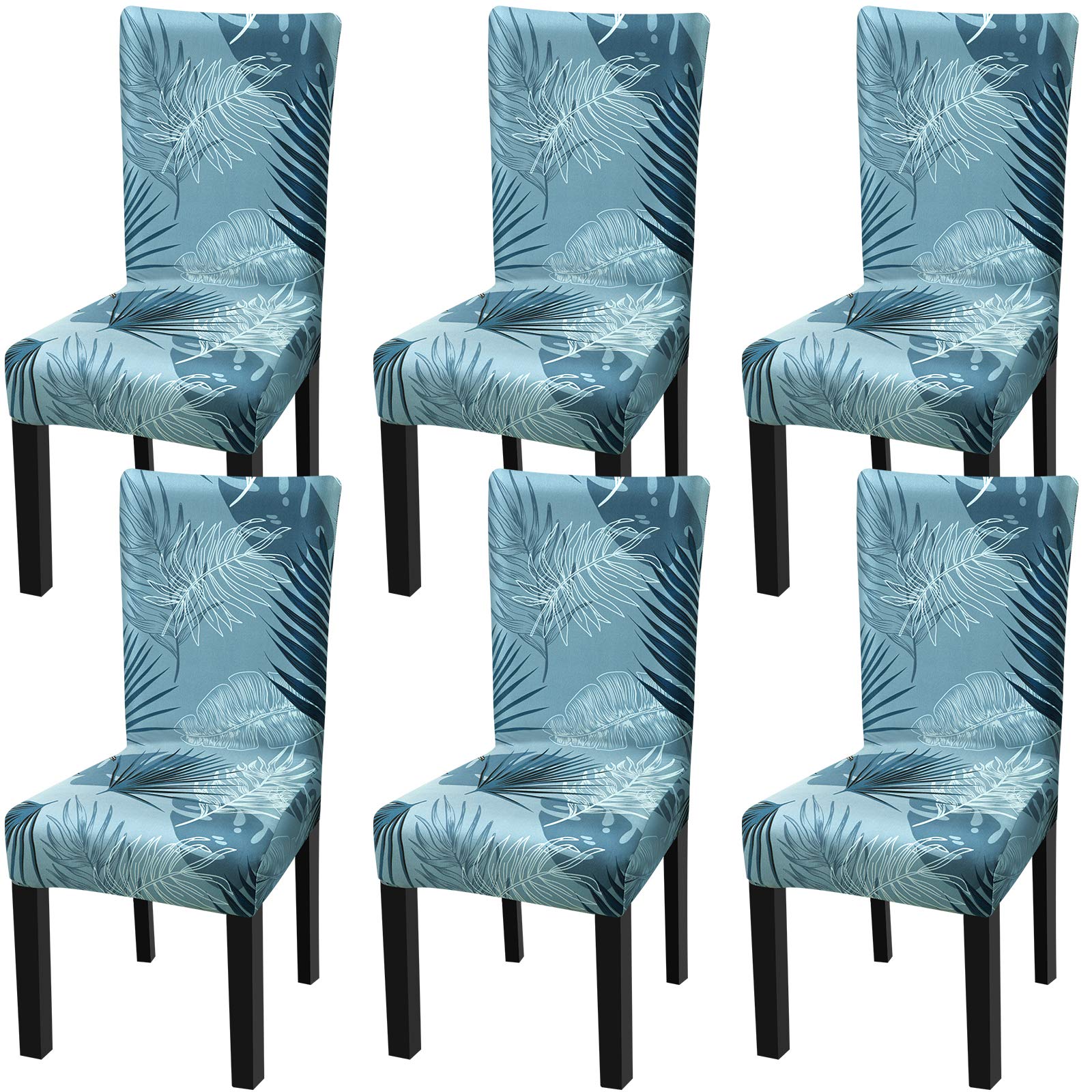 Fuloon 6-Pack Stretchable Washable Chair Covers - Removable Dining Chair Slipcovers for Home, Hotel, Wedding & Banquet | Perfect for Dining Rooms, Ceremonies & Party Decor