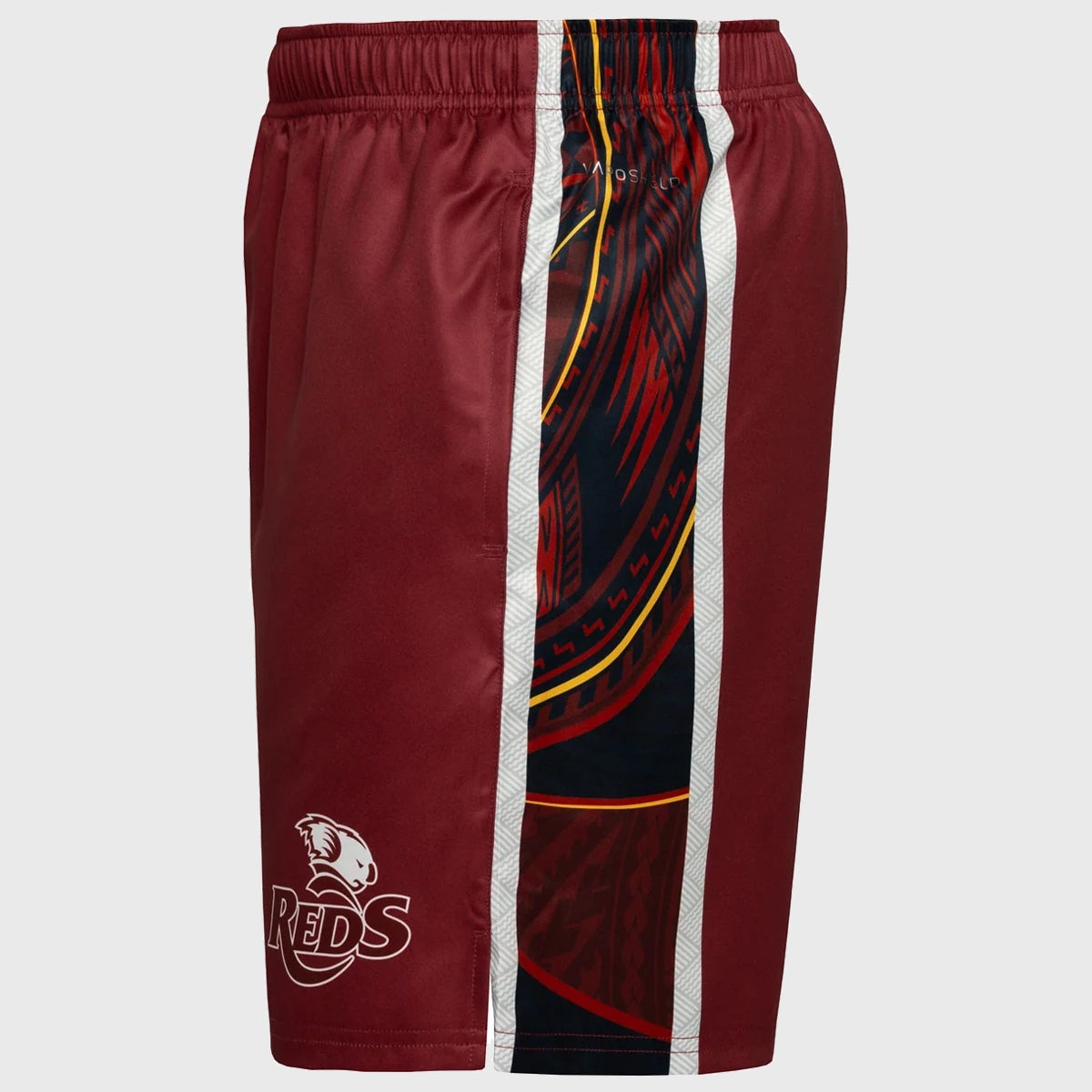 Canterbury Queensland Reds Men's Pasifika Gym Shorts 2025 - Breathable Workout Shorts for Rugby Training & Gym Sessions - Perfect for Sports & Active Lifestyle