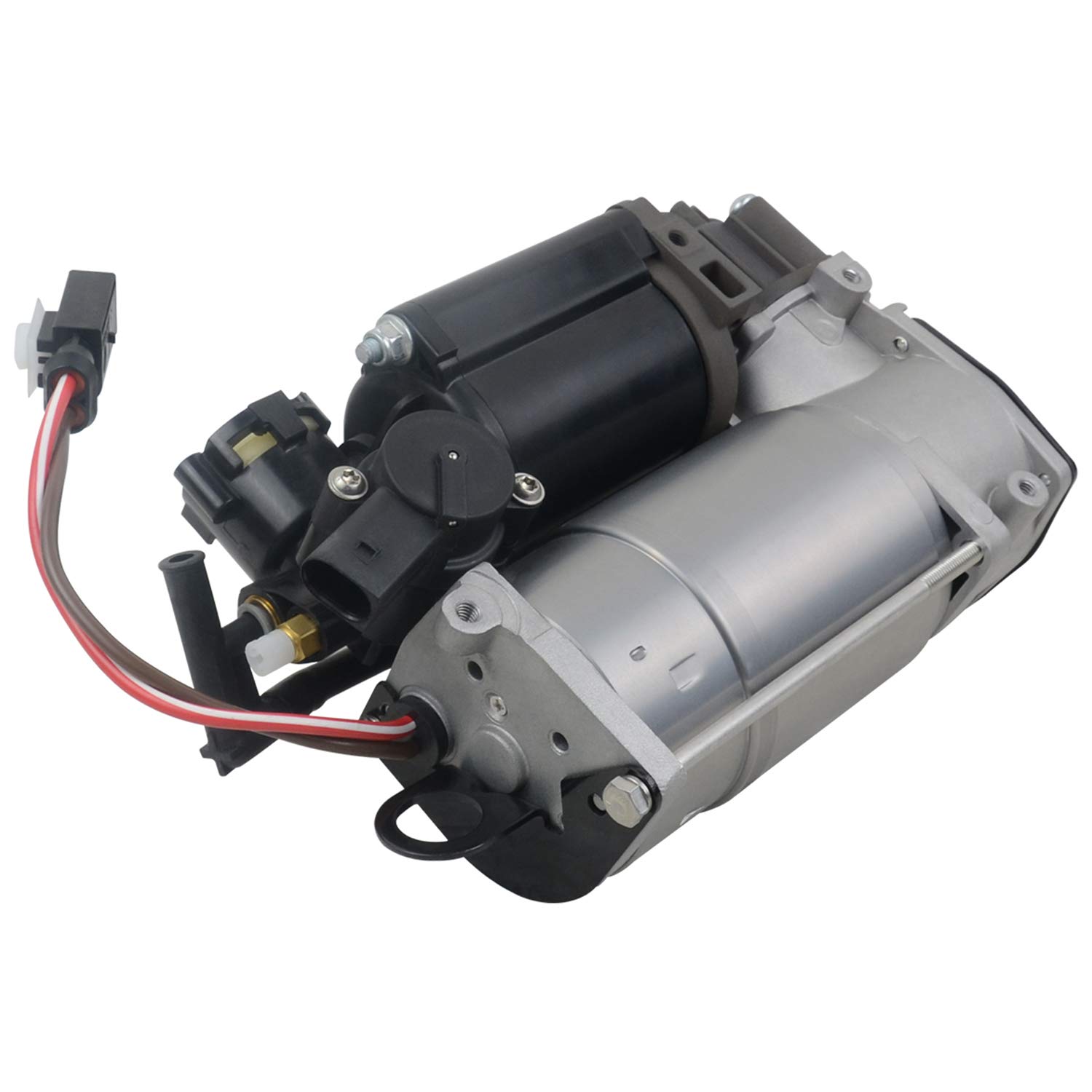 GELUOXI Air Suspension Compressor Pump Replacement for Jaguar XJ XJ8 XJR Vanden Plas Super V8 2004-2010 Models - C2C22825 C2C27702 - Perfect for Smooth Ride & Suspension Repair