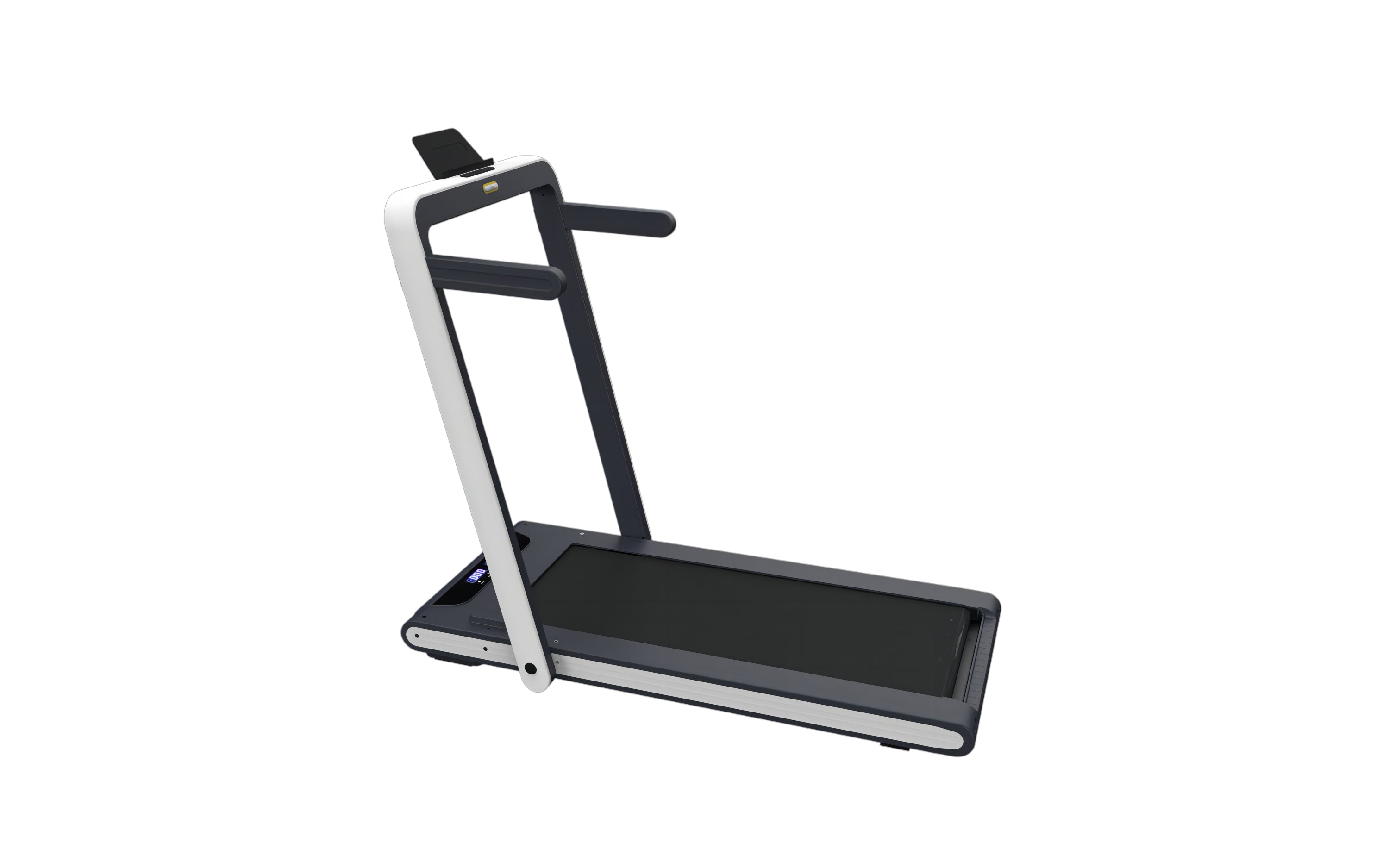2 in 1 Under Desk Treadmill - 2.5HP Folding Electric Treadmill for Walking & Jogging | Home Office Workout Machine with Remote Control | Perfect for Small Spaces & Work from Home Fitness (White)