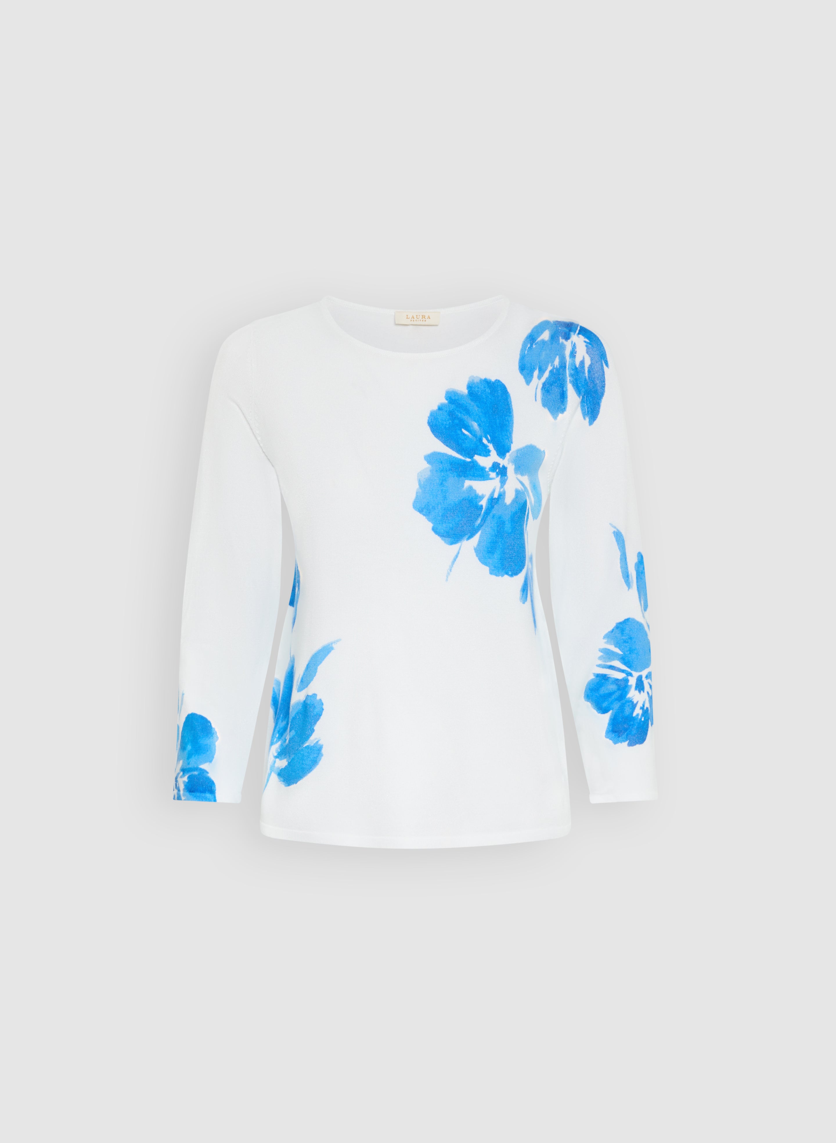 Floral Knit Sweater for Women - Soft Chunky Cable Knit Pullover - Perfect for Fall & Winter Outfits, Date Nights and Cozy Home Wear