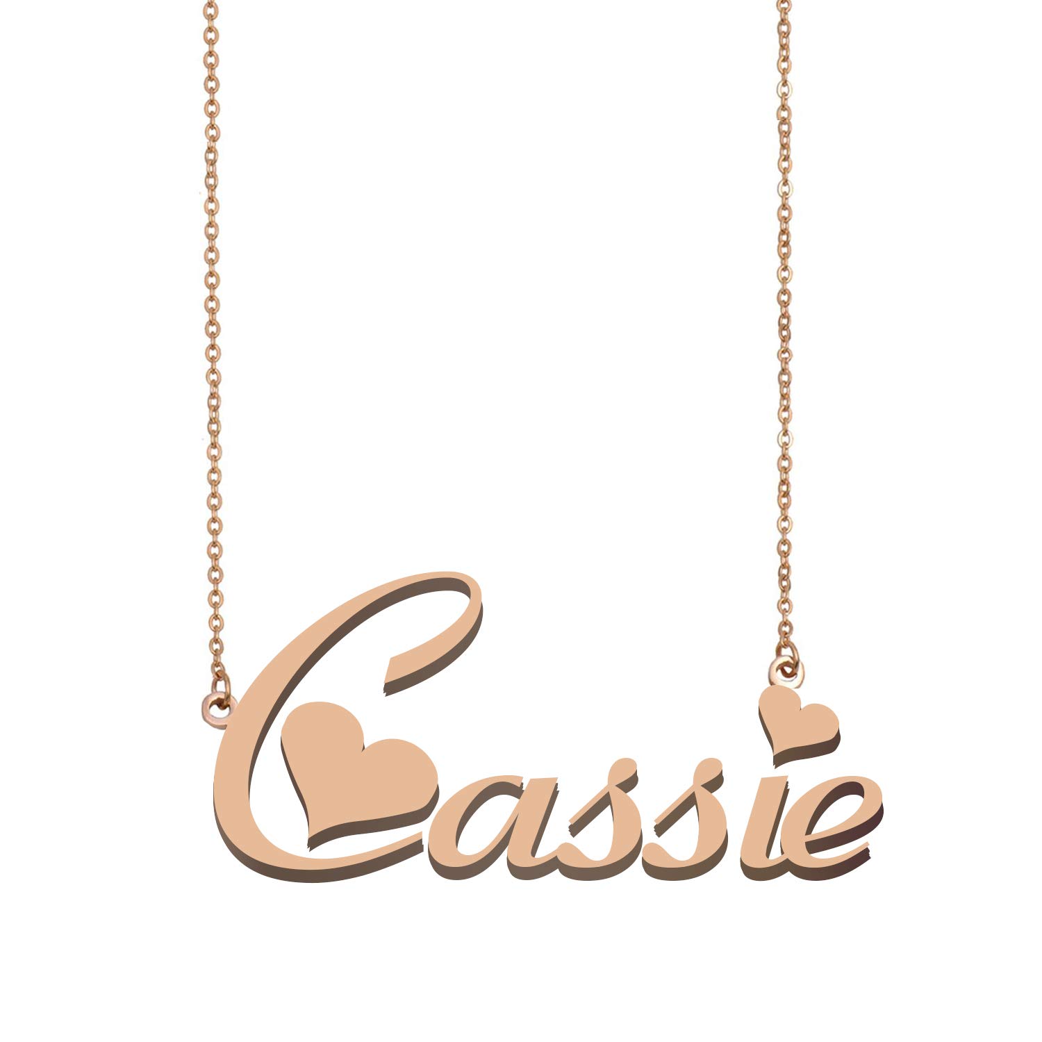 Personalized Name Necklace - Custom 'Cassie' Jewelry for Women | Perfect Gift for Birthday, Anniversary & Valentine's Day