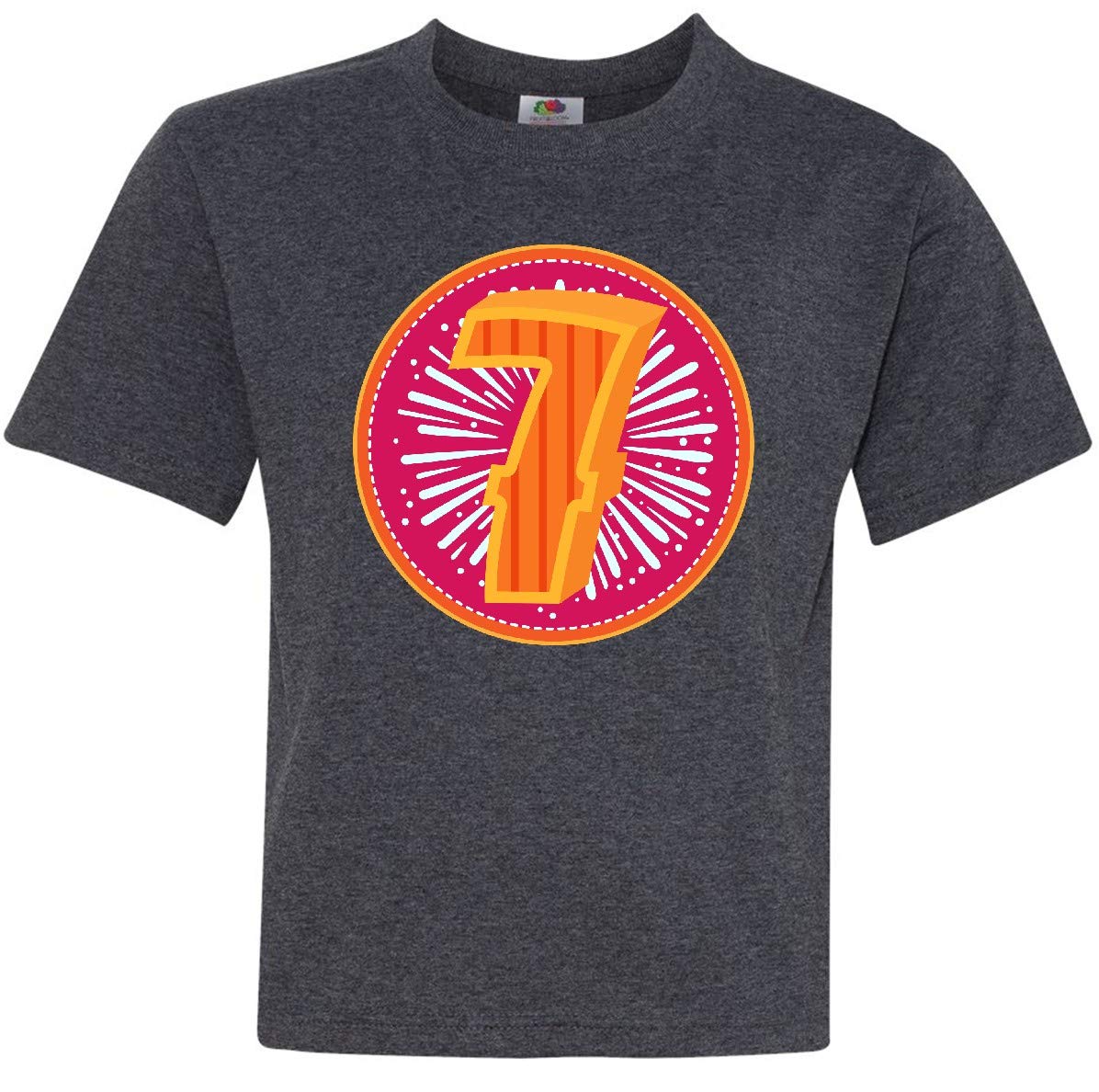 7th Birthday Party T-Shirt for 7 Year Old Kids - Fun & Comfortable Youth Tee - Perfect for Birthday Celebrations, School Events & Casual Wear