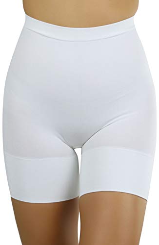 High Waisted Shaper Shorts - White