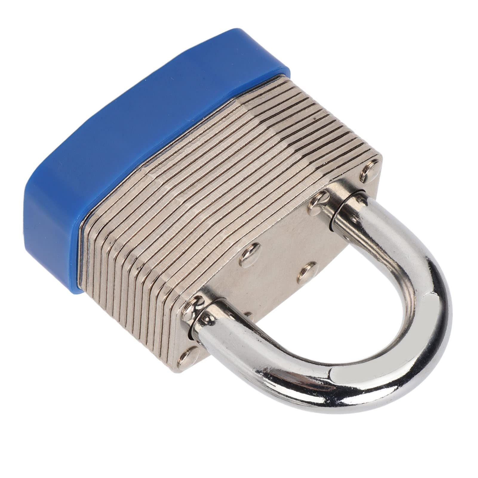 4-Digit Combination Cabinet Padlock - Anti Strike Dual Tongue Hook Lock for Suitcase, Gate & Storage (Ideal for Travel, Home Security & School Lockers)