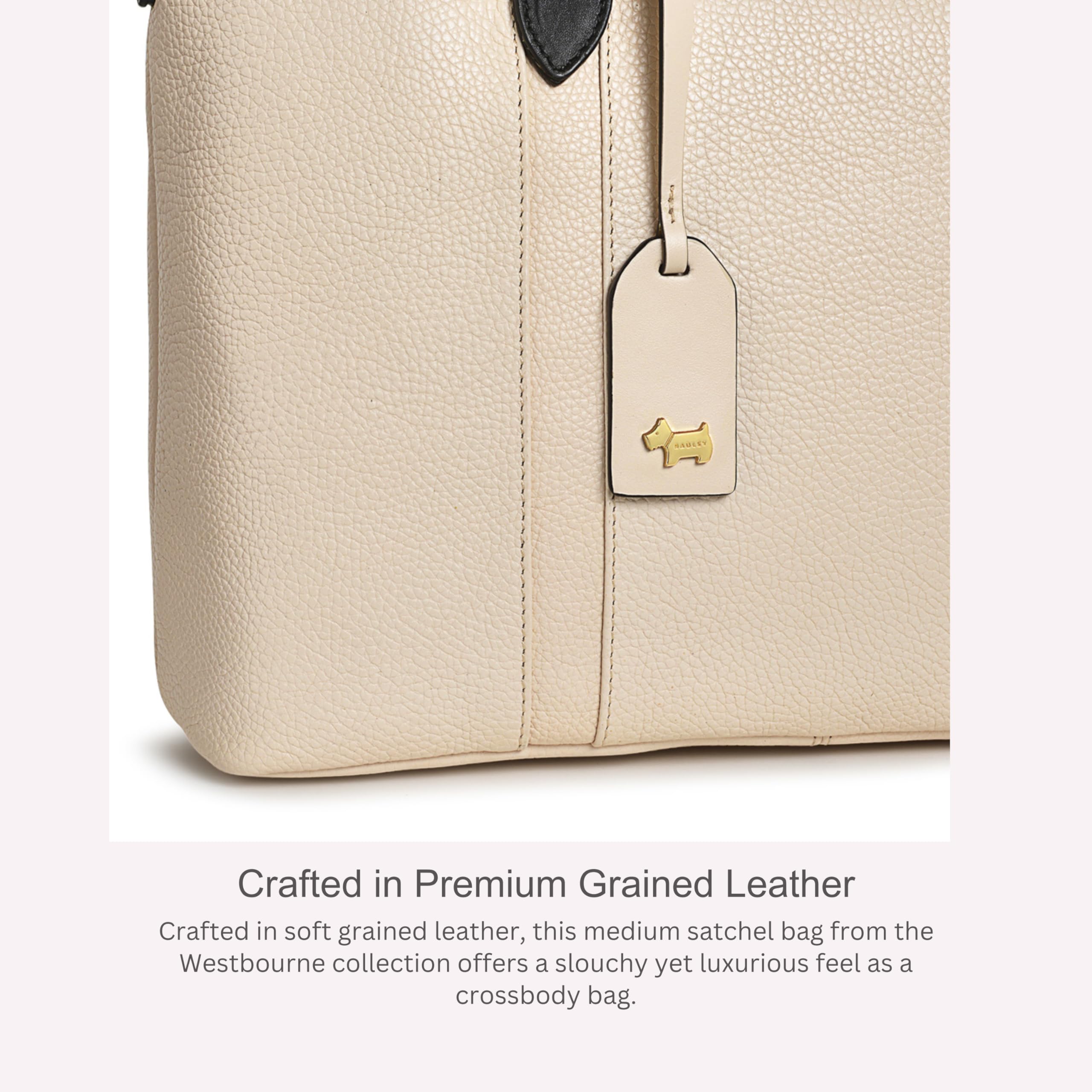 RADLEY London Westbourne Medium Zipper Satchel Crossbody Bag for Women - Genuine Leather Handbag, Perfect Everyday Purse for Work, Travel & Shopping