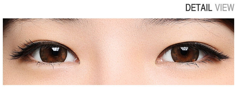 Ruby Queen Brown Colored Contact Lenses for Hyperopia (2-Pack, 6 Month Wear) - Perfect for Cosplay, Halloween & Special Occasions