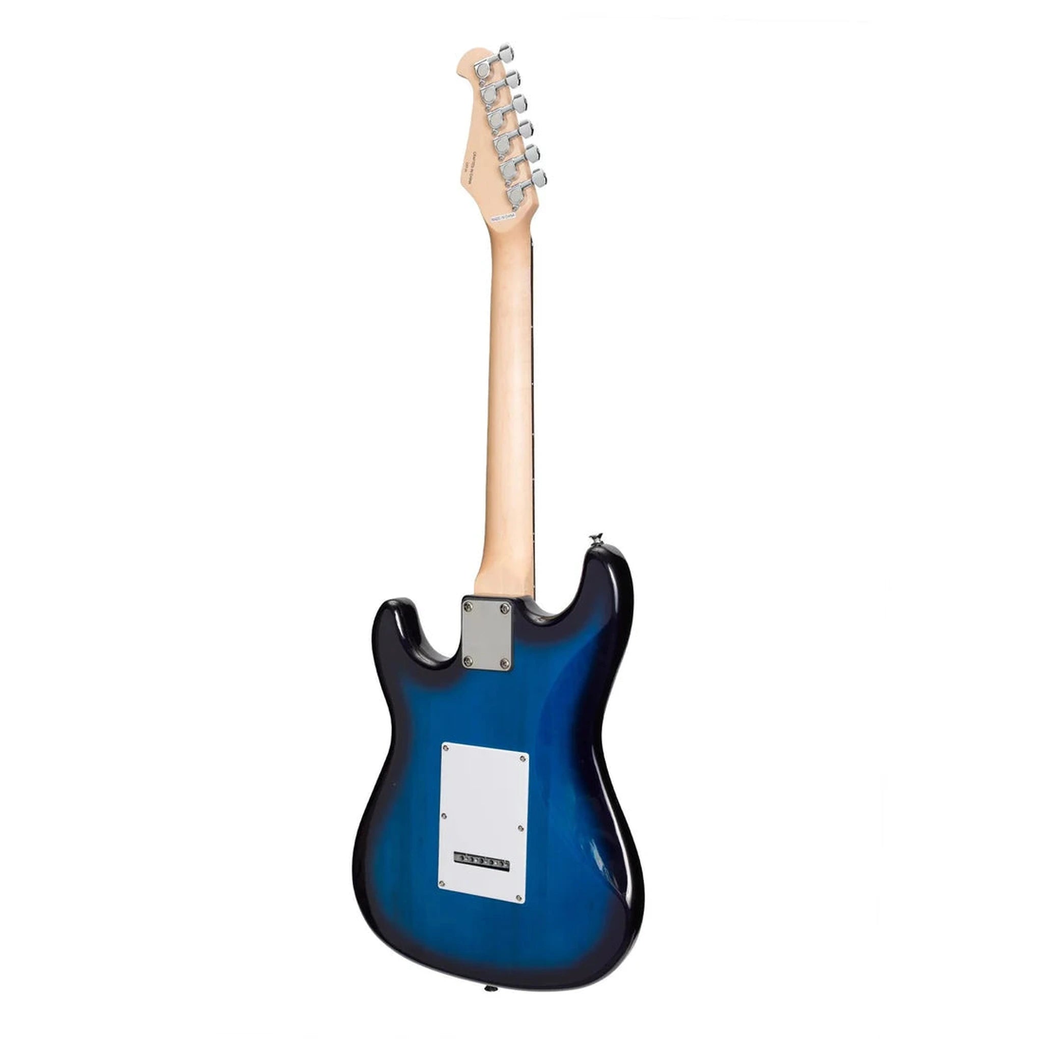 Casino ST Style 3/4 Short Scale Electric Guitar - Blue Burst Finish | Perfect for Beginners, Travel & Small Hands | Ideal for Home Practice, Studio Recording & Live Performances
