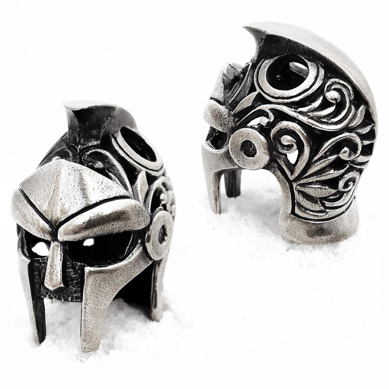 EDC Paracord Bead - Gladiator Helmet Charm for Knife Lanyards & Survival Gear