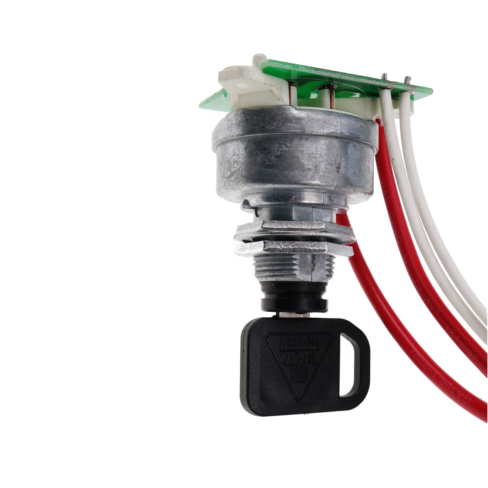 HOLDWELL Ignition Switch Module with 4 Keys & Tie Wraps - AM122913 Replacement for John Deere 325 (S/N 0-70000), 335, 345 Tractors | Perfect for Farm Equipment Maintenance & Tractor Repair