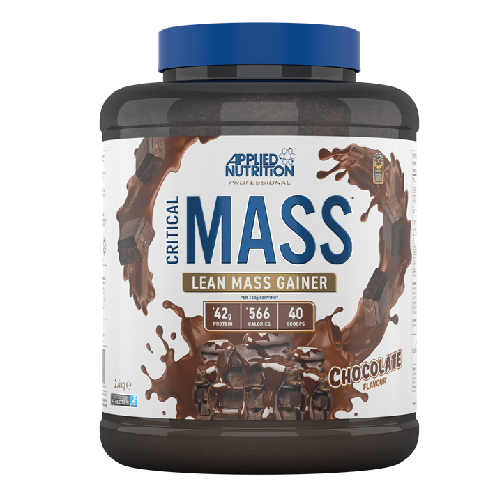 Applied Nutrition Critical Mass Professional Weight Gainer - 2.4kg (5.3lb) with 16 Servings | Muscle Building & Recovery Supplement for Bodybuilding, Fitness & Post-Workout