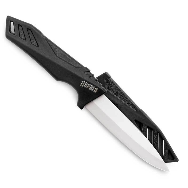 Rapala 4-Inch Ceramic Utility Knife - Sharp Durable Blade for Fishing, Camping & Outdoor Activities