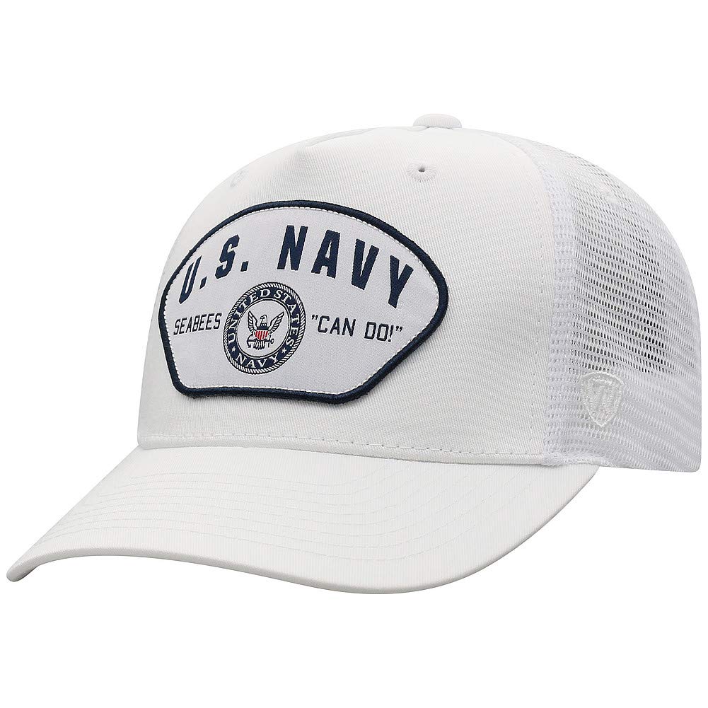 Elite Fan Shop Military White Snapback Hat - Adjustable Baseball Cap for Men & Women - Perfect for Outdoor Activities, Sports, and Casual Wear