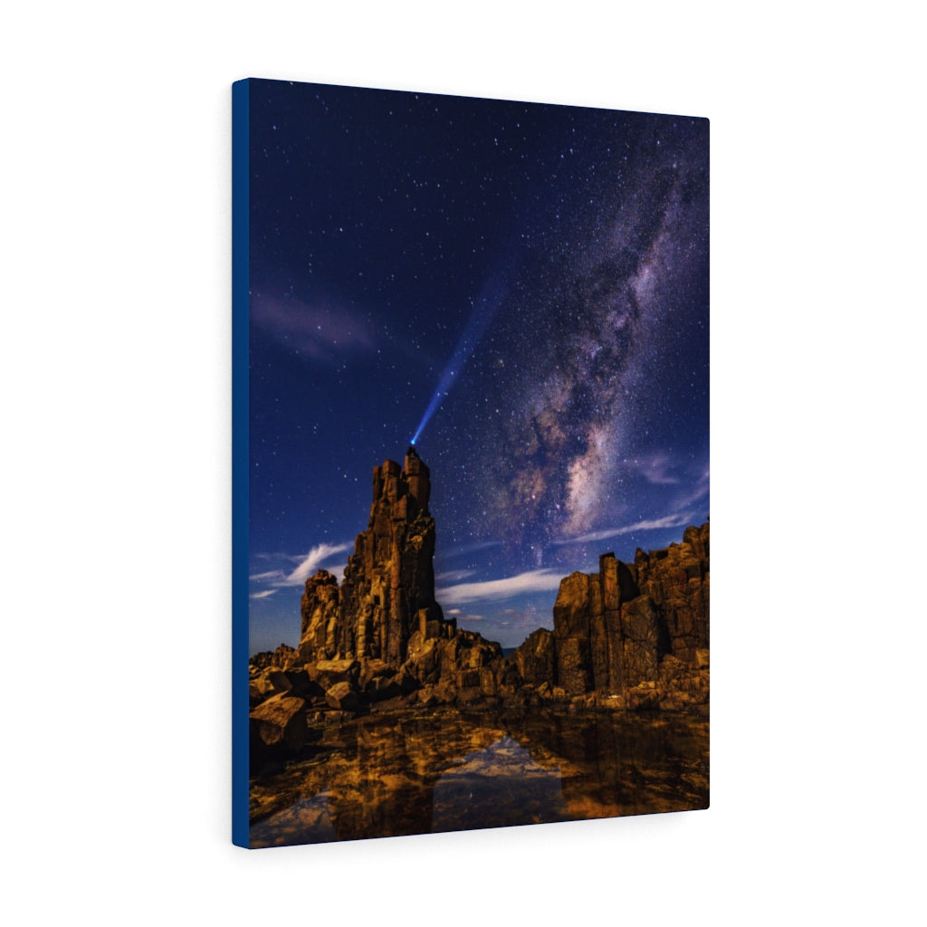 Desert Night Sky Canvas Wall Art - Modern Home Decor for Living Room, Bedroom & Office - Midwest Inspired Wall Decor