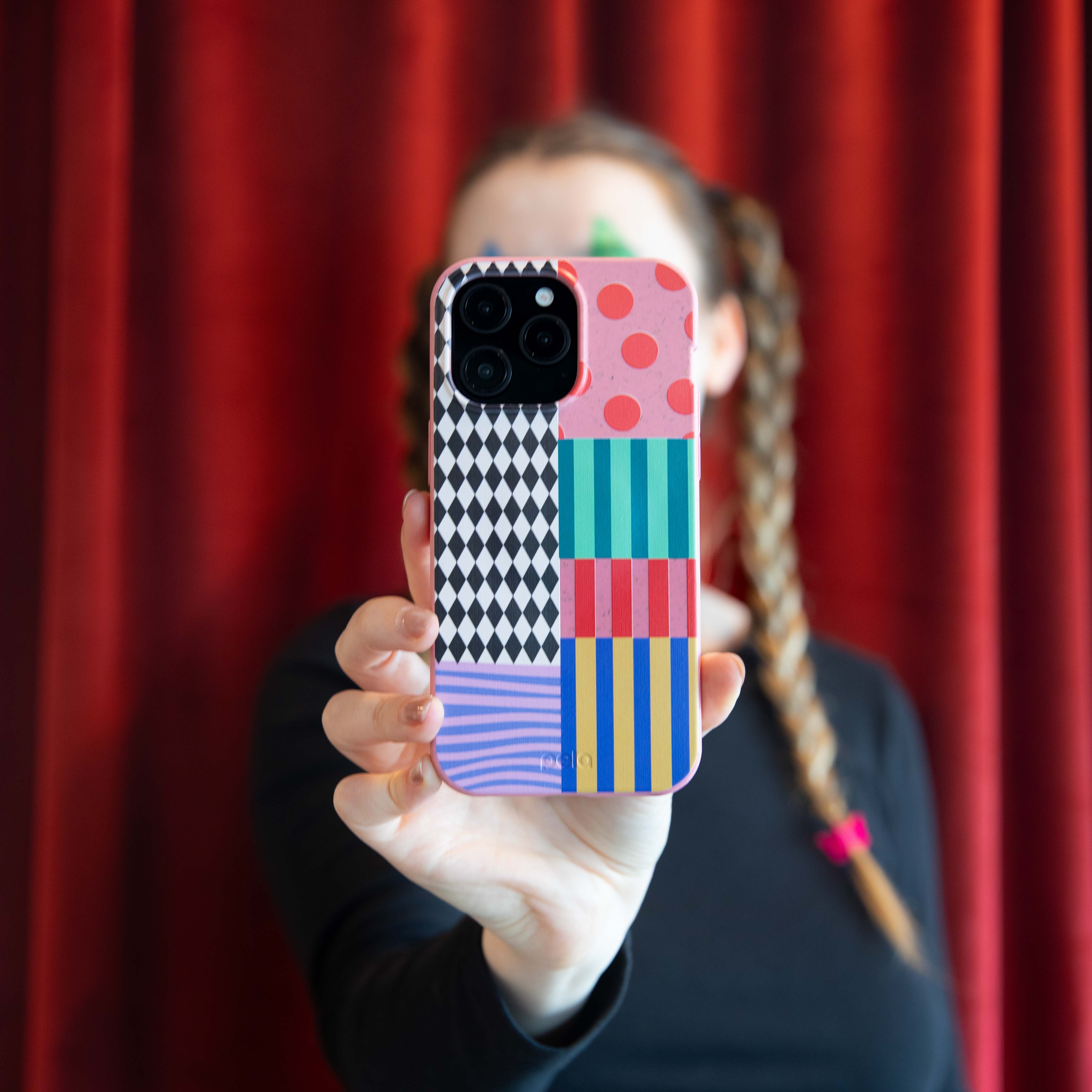 Bubblegum Pink Juggling Colors Google Pixel 9 Pro XL Case - Trendy Protective Phone Cover for Women & Teens - Perfect for School, Work & Everyday Use