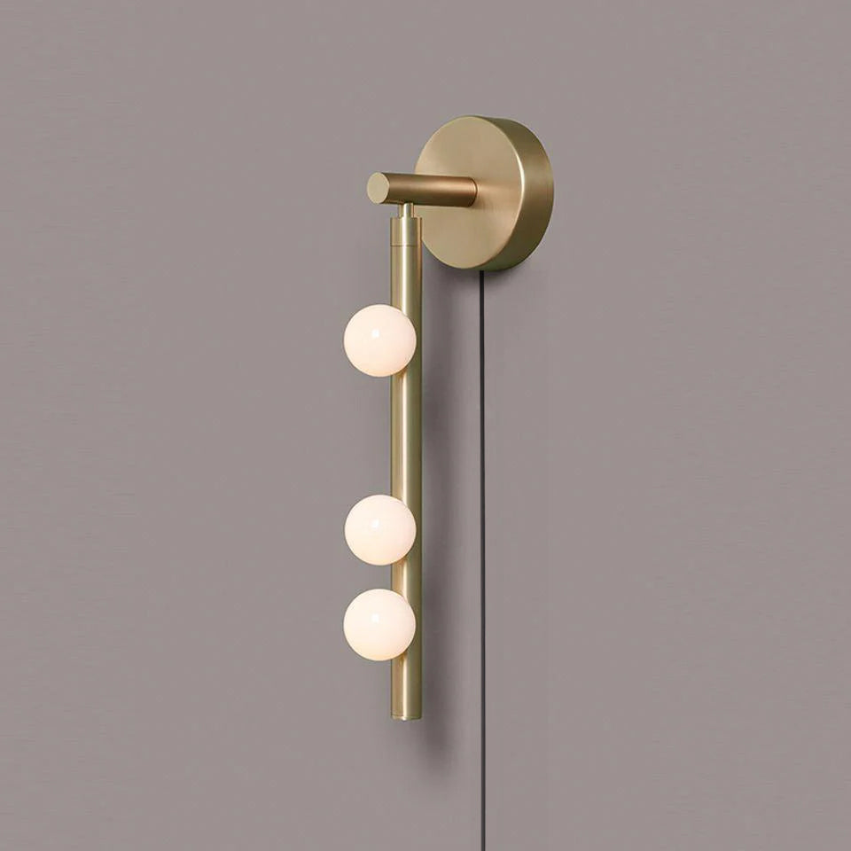 Antique brass & White